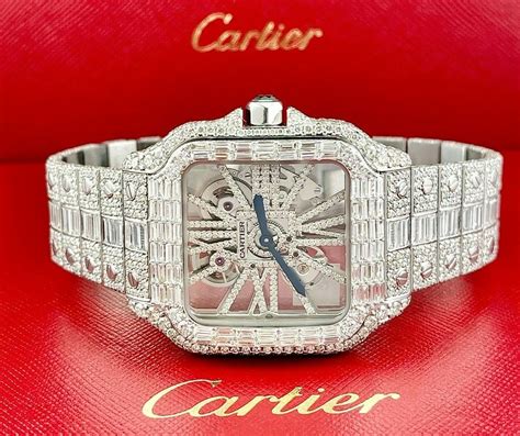 cartier watch yupoo|iced out cartier skeleton.